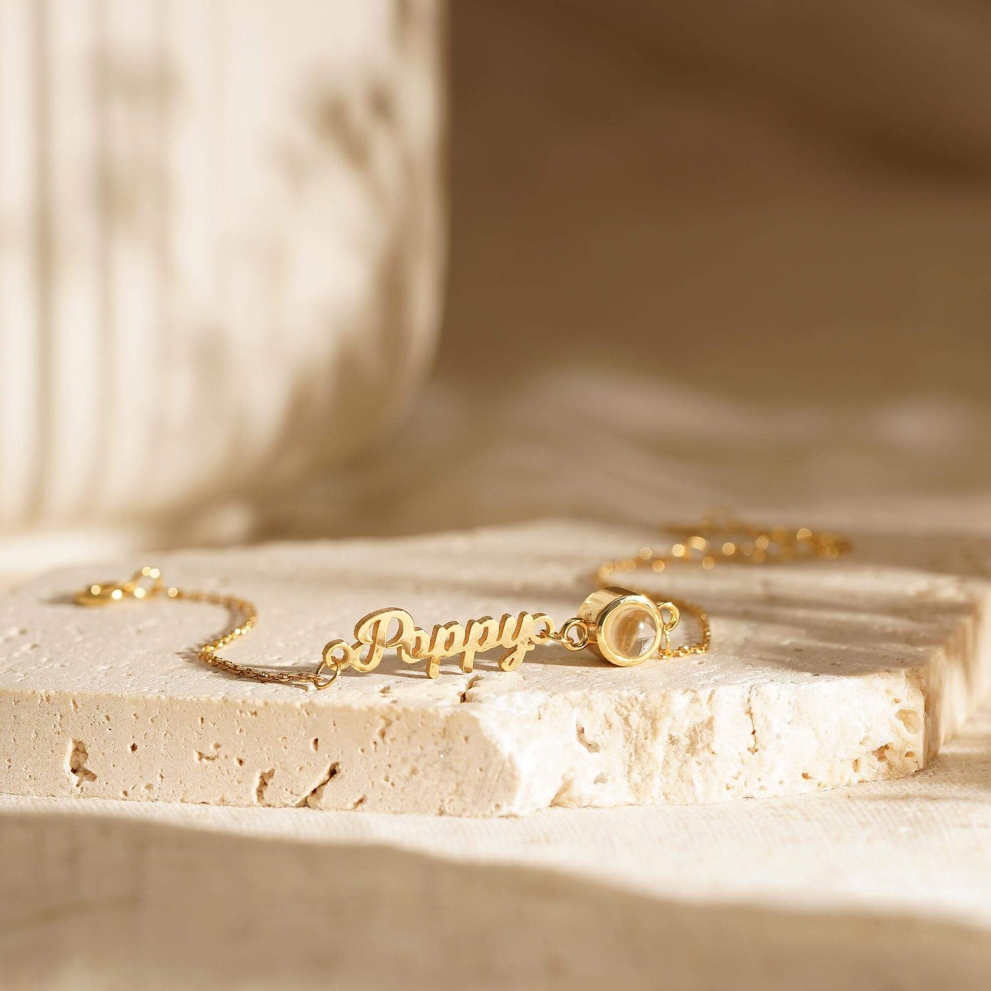 Personalized Pet Name & Photo Projection Bracelet