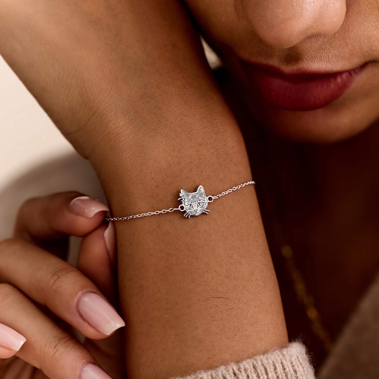 Personalized Pet Portrait Bracelet-One Pet