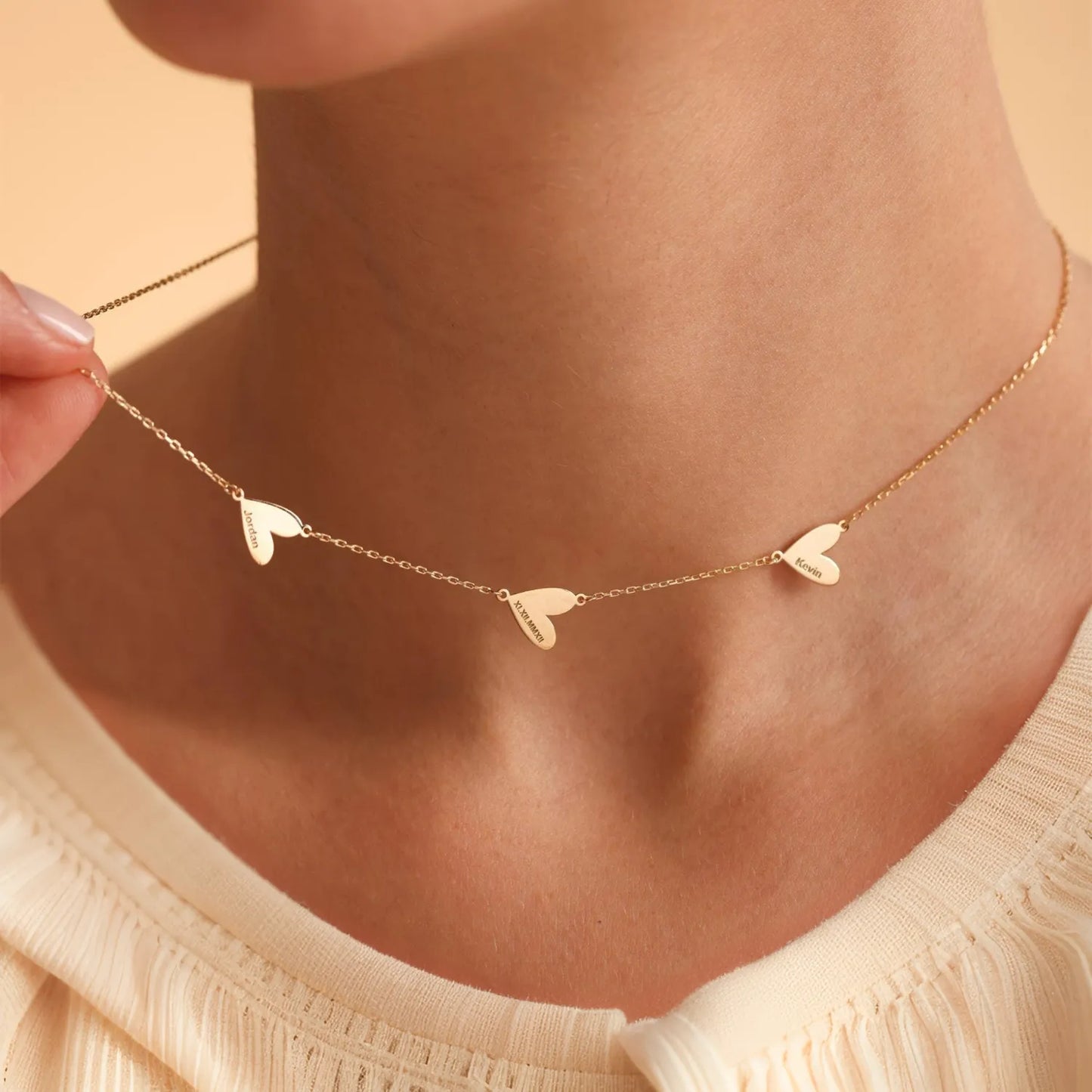 Personalized Heart Name Necklace