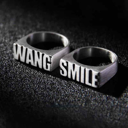 Custom Name Ring-Handmade in 925 Sterling SIlver