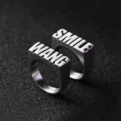 Custom Name Ring-Handmade in 925 Sterling SIlver
