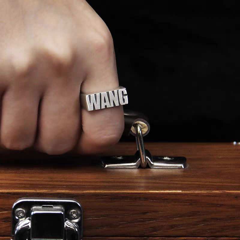 Custom Name Ring-Handmade in 925 Sterling SIlver