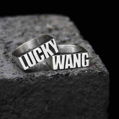 Custom Name Ring-Handmade in 925 Sterling SIlver