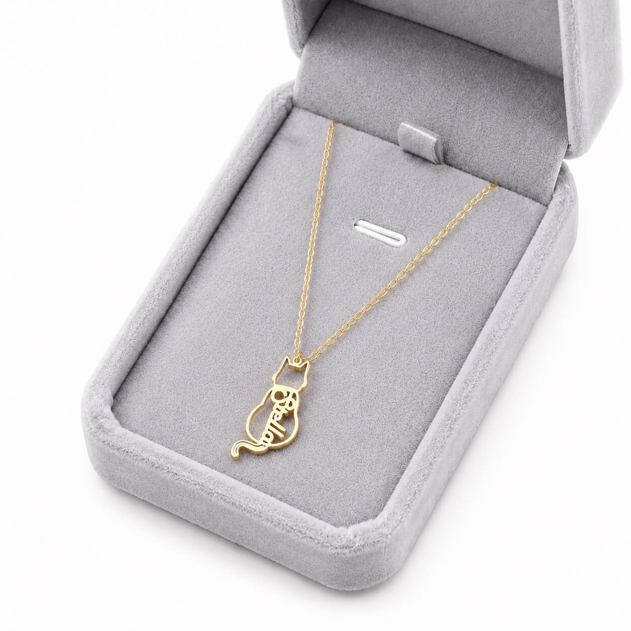 Personalized Cat Name Necklace