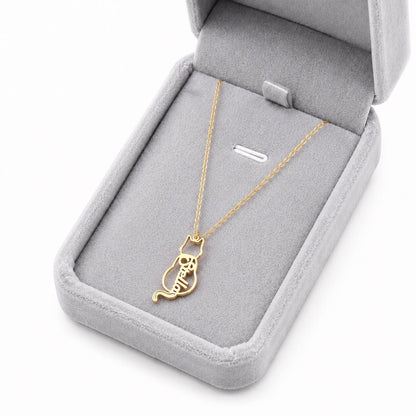Personalized Cat Name Necklace