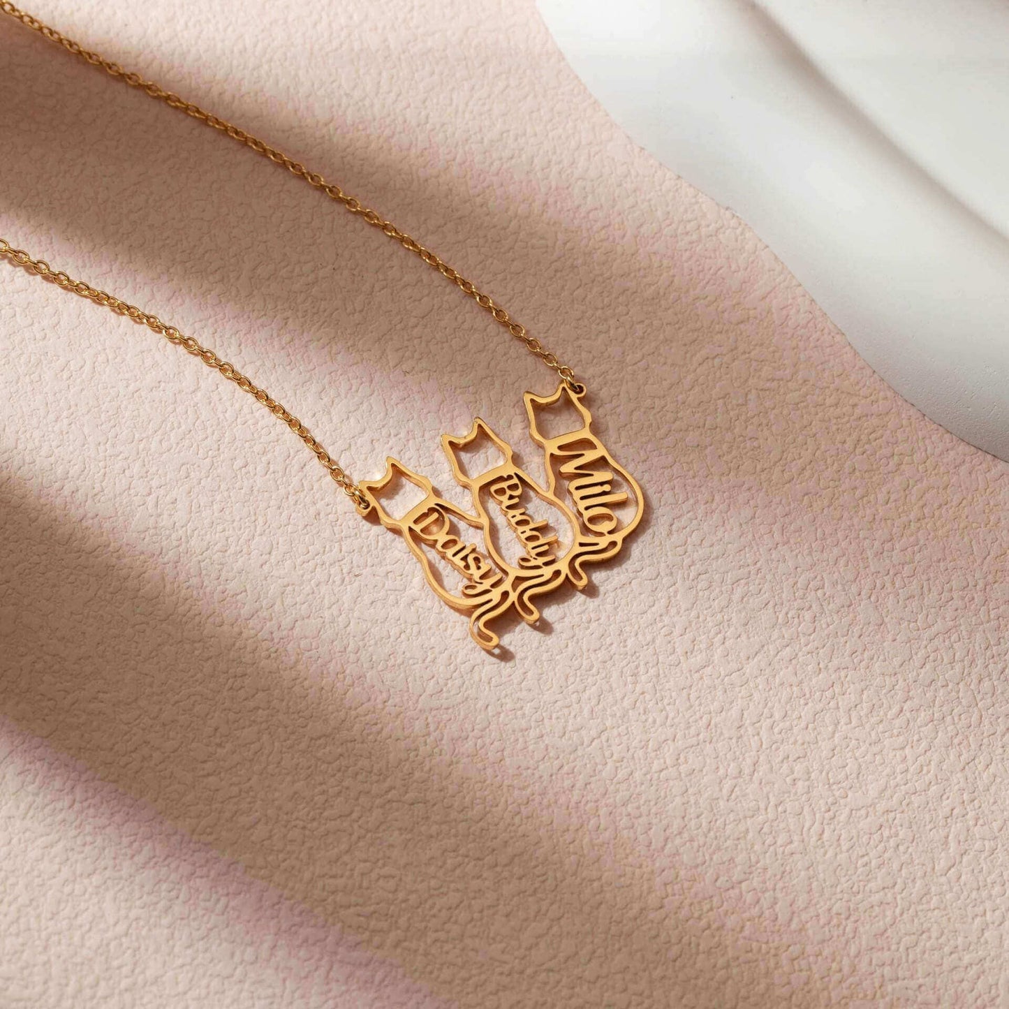 Personalized Cat Name Necklace