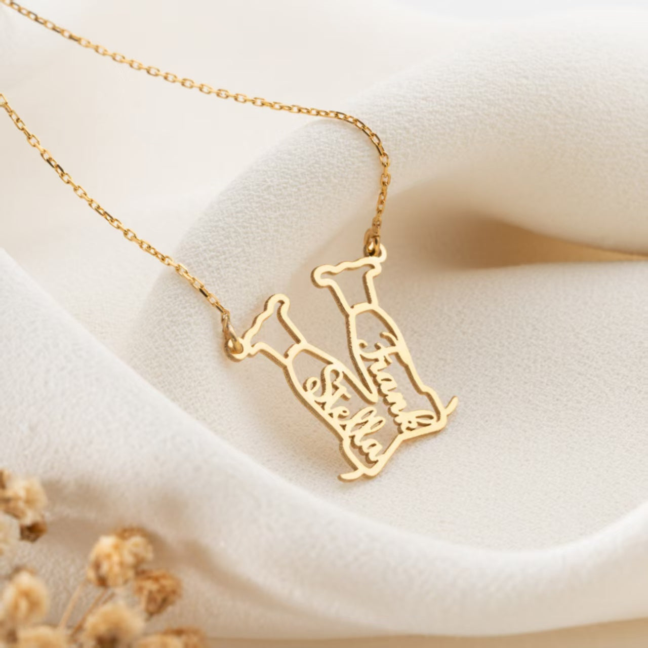 Personalized  Dog Name Necklace