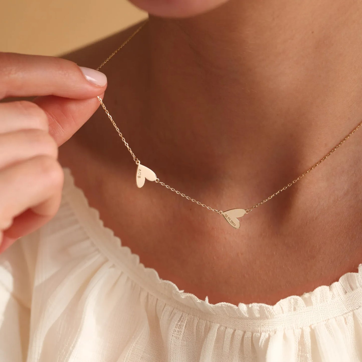 Personalized Heart Name Necklace