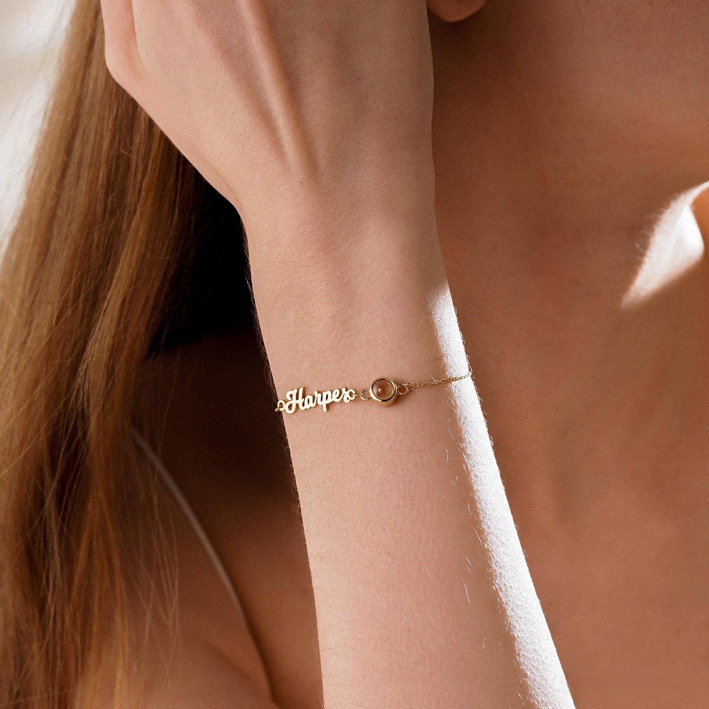 Personalized Pet Name & Photo Projection Bracelet