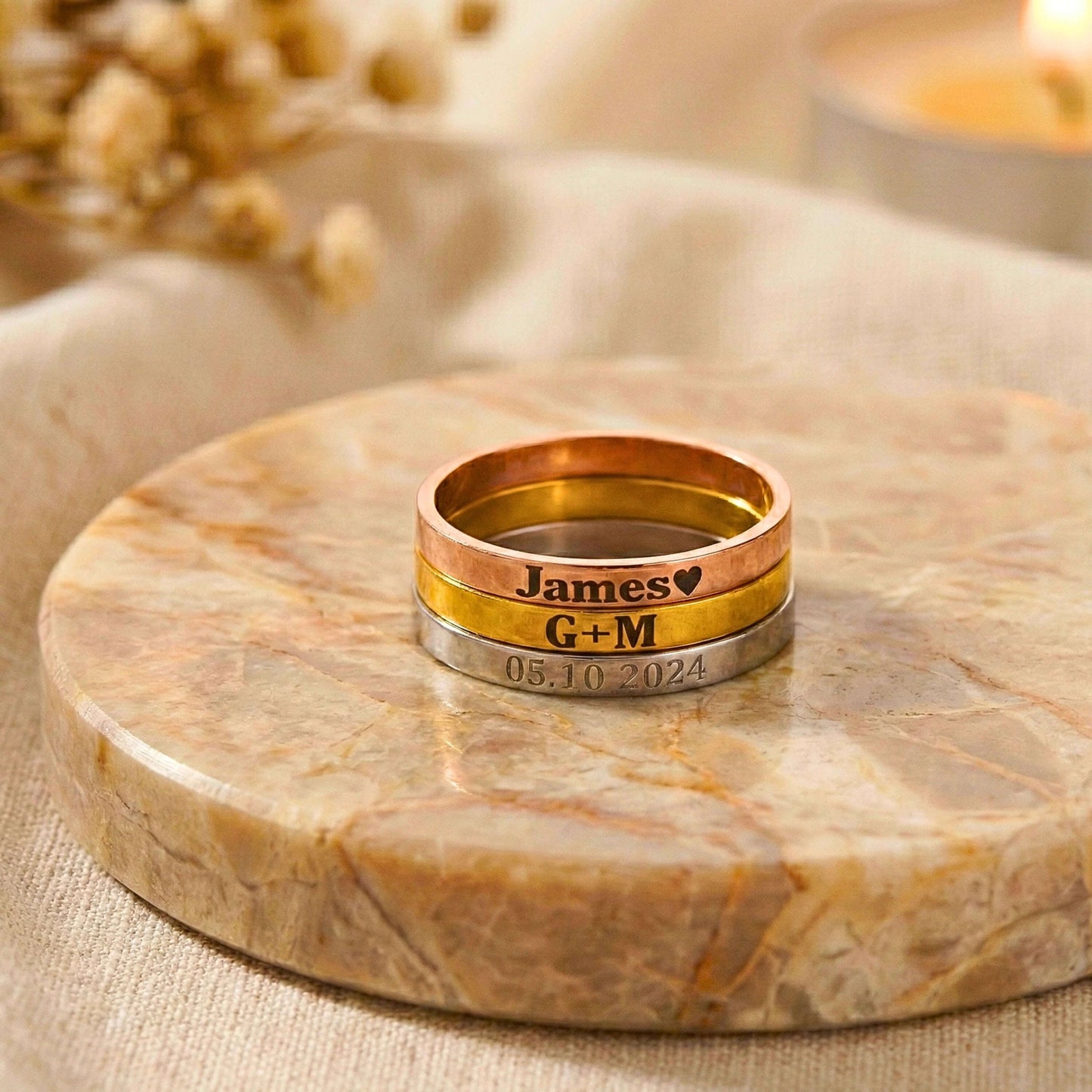 Personalized  Pet Name Ring