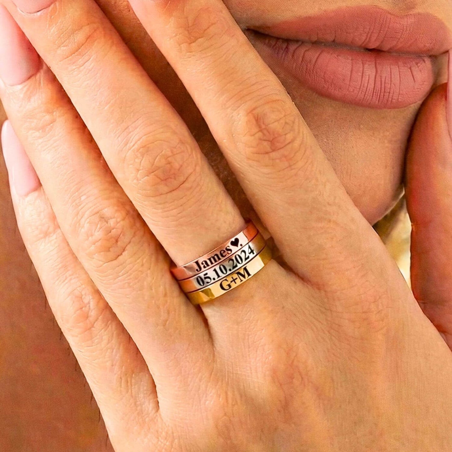 Personalized  Pet Name Ring