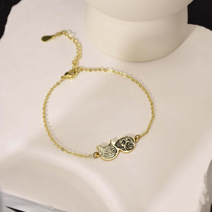 Personalized  Pet Portrait Bracelet-Two Pets