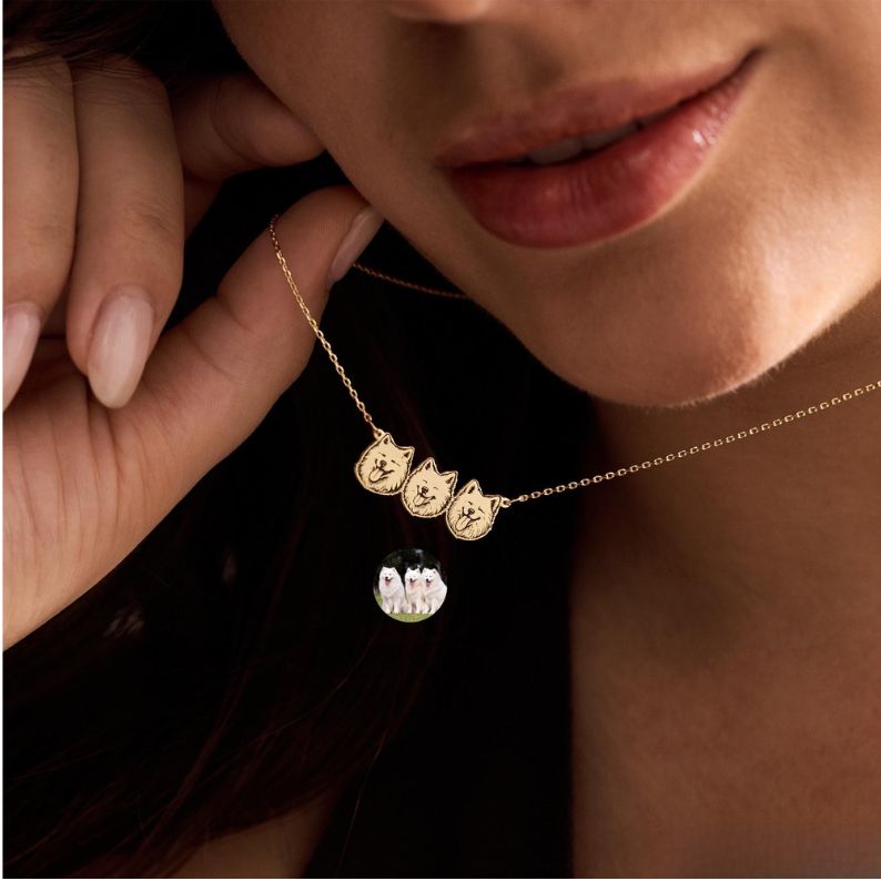 Pet Portrait Bracelet(Necklace)