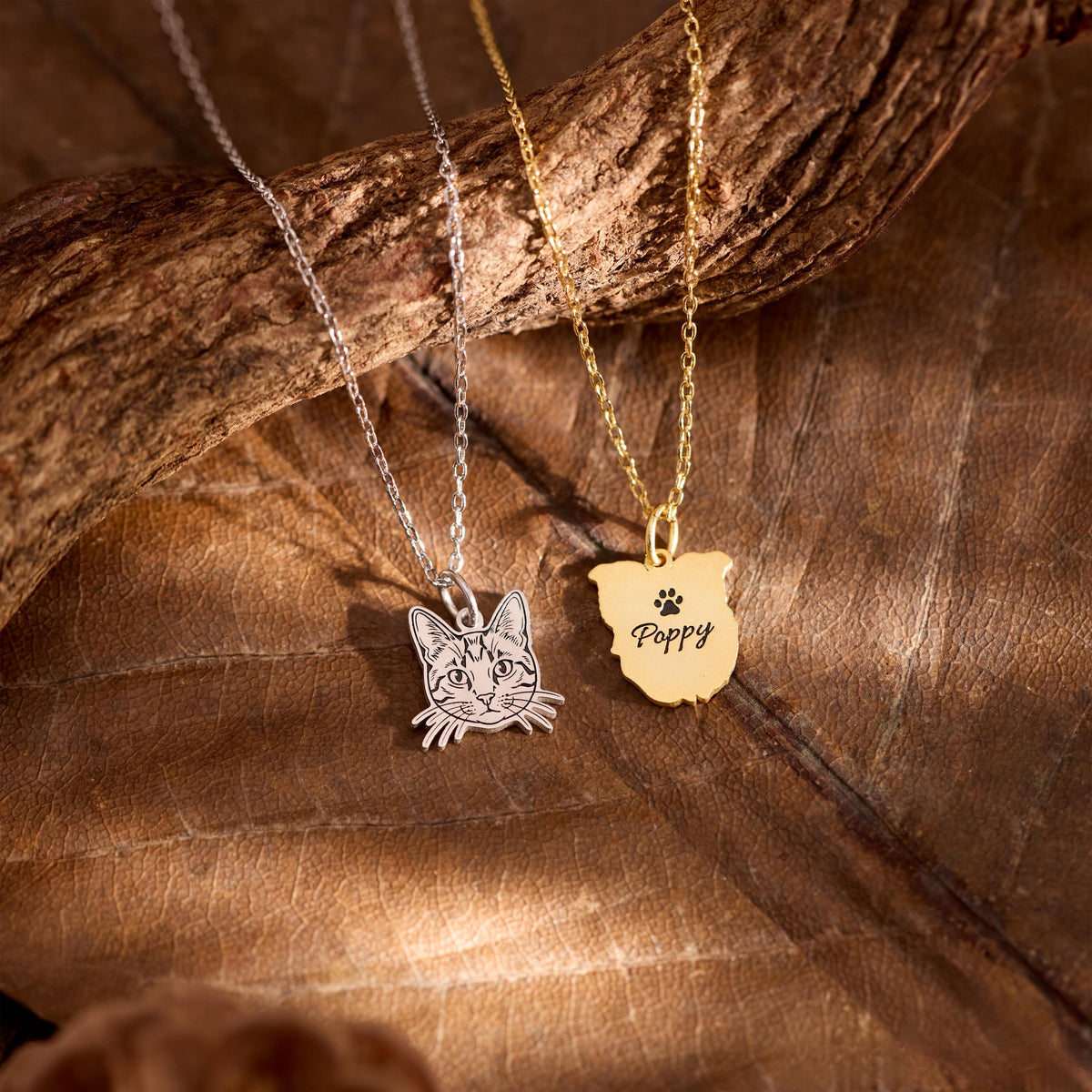 Personalized Pet Portrait Necklace
