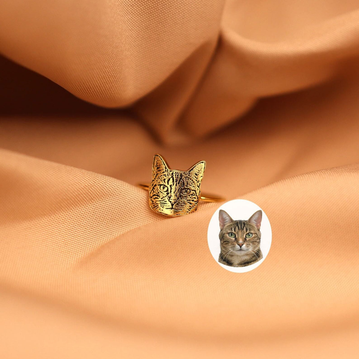 Personalized  Pet Portrait Ring