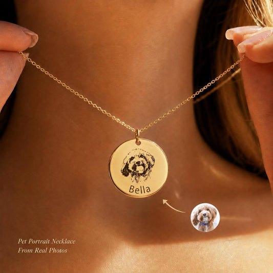 Personalized Pet Face Necklace