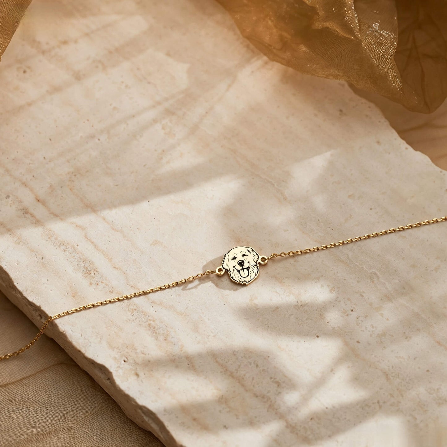 Personalized Pet Portrait Necklace or Bracelet-One Pet